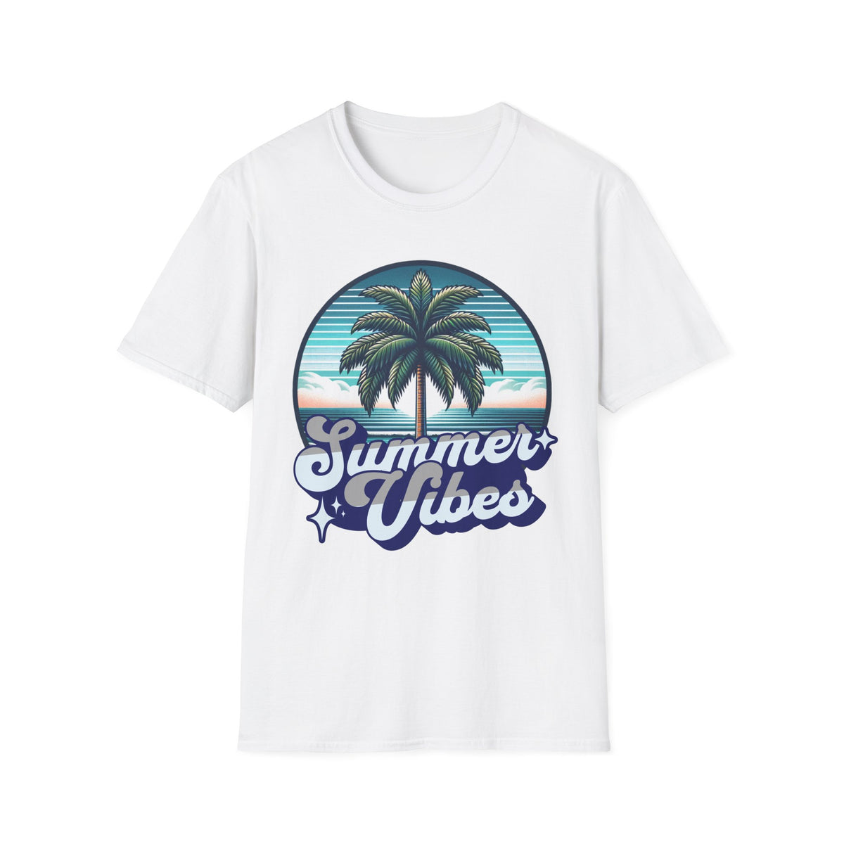 Summer Vibes Palm Tree T-Shirt