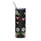 Cute Pickle Couple 20oz Stainless Tumbler — Kawaii Pickle Love Travel Cup