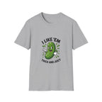 I Like 'Em Pickle T-Shirt — Cute Cartoon Pickle Graphic Tee