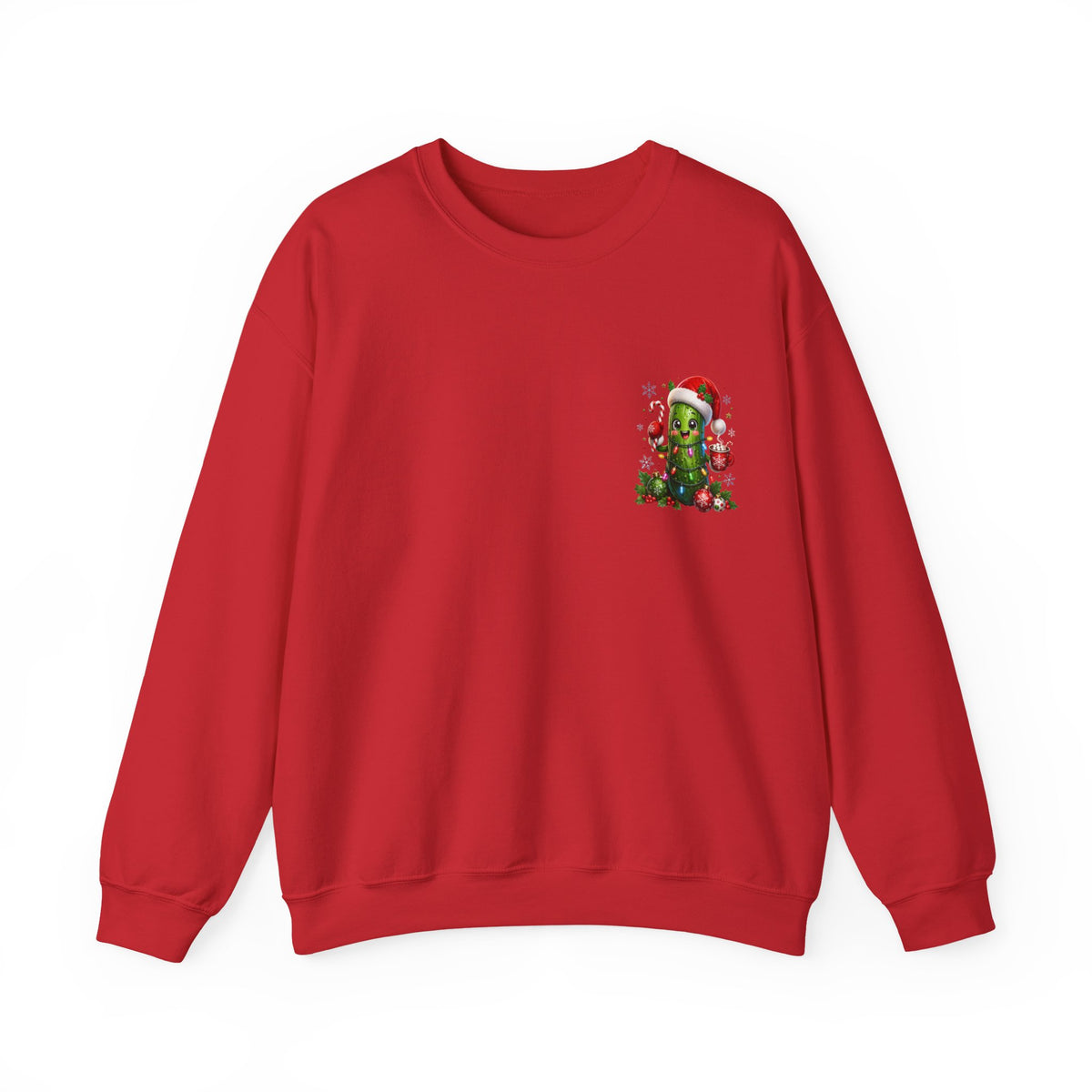 Christmas Cactus Sweatshirt — Cute Santa Hat Holiday Crewneck
