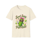Sweet Sassy Pickle T-Shirt — "Sweet, Sassy & Pickle Obsessed" Cute Cactus/Pickle Graphic Tee