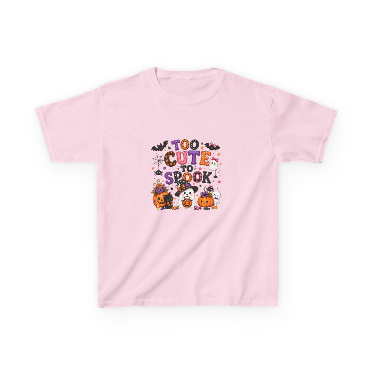 Kids Halloween T‑Shirt — "Too Cute to Spook" Trick‑or‑Treat Tee