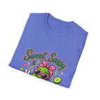 Sweet Sassy Pickle T-Shirt — "Sweet, Sassy & Pickle Obsessed" Cute Cactus/Pickle Graphic Tee