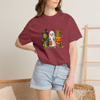 Halloween Trio T-Shirt — Cute Witch, Ghost & Pumpkin Costume Tee