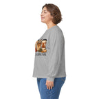 Autumn Leaves & Coffee People Long Sleeve Tee — Cozy Fall Coffee Graphic Shirt