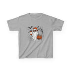 Kids Halloween Ghost Tee - Cute Pumpkin & Candy Corn Costume