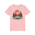 Kids Tee — 'Take Me Home' Retro Sunset Forest Tee