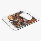 Witch's Drive-Thru Halloween Mouse Pad — Cute Spooky Ghost & Pumpkin Desk Mat