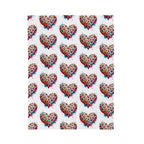 Leopard Heart Velveteen Plush Blanket