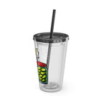 Funny Pickle Tumbler 16oz with Straw — “Bruh! Is That You?” Graphic Cup