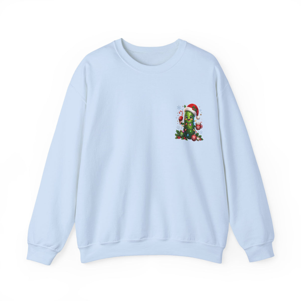 Christmas Cactus Sweatshirt — Cute Santa Hat Holiday Crewneck