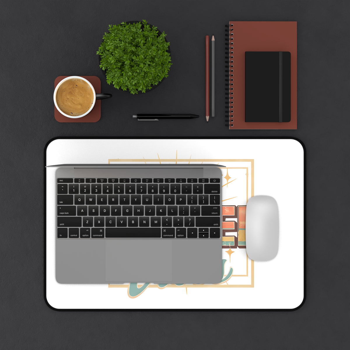 Custom Neoprene Desk Mat — Personalized Office & Home Workspace Accessory