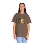 Halloween Trio T-Shirt — Cute Witch, Ghost & Pumpkin Costume Tee