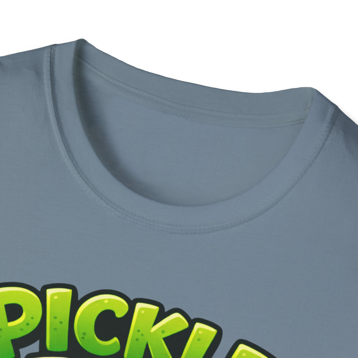 Adult Unisex Pickle Time T-Shirt — Cute Cartoon Pickle Jar Tee