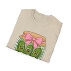 Adult - Unisex Tee - Dill With It Cute Pickle Jar Graphic Tee