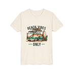 Kids Tee — "Beach Vibes Only" Surf Van Graphic