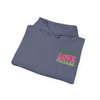 Peace Love Pickles Hoodie — Retro Groovy Graphic Hoodie