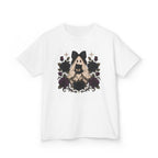 Kids Tee — Gothic Floral Ghost Girl Halloween Shirt
