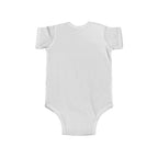 Leopard Heart Infant Bodysuit — Cute Animal Print Baby Onesie