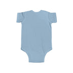 Leopard Heart Infant Bodysuit — Cute Animal Print Baby Onesie