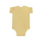 Leopard Heart Infant Bodysuit — Cute Animal Print Baby Onesie
