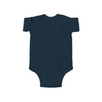 Leopard Heart Infant Bodysuit — Cute Animal Print Baby Onesie