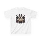 Kids Tee — Gothic Floral Ghost Girl Halloween Shirt