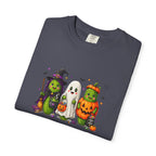 Halloween Trio T-Shirt — Cute Witch, Ghost & Pumpkin Costume Tee