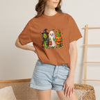 Halloween Trio T-Shirt — Cute Witch, Ghost & Pumpkin Costume Tee