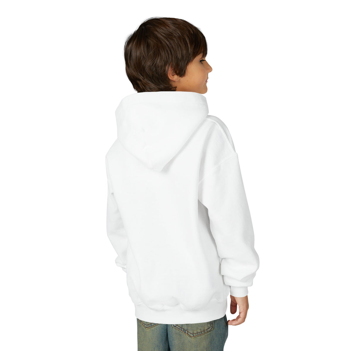 Youth Hoodie — "Beach Vibes" Pastel Retro Graphic