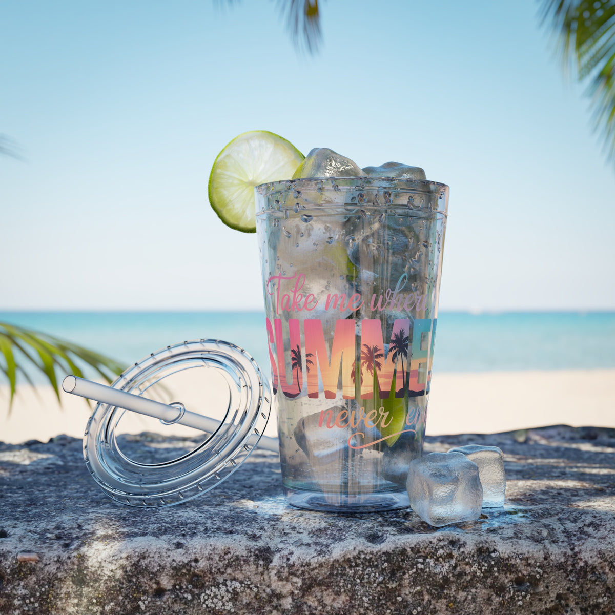 Smaller - 'Take Me Where Summer Never Ends' Beach Design