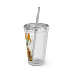 Tequila Lime & Sunshine 16oz Tumbler with Straw
