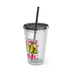 Dill With It 16oz Tumbler with Straw - Cute Pickle Gift