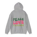 Peace Love Pickles Hoodie — Retro Groovy Graphic Hoodie