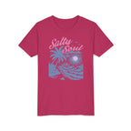 Kids Tee - "Salty Soul" Pastel Beach Palm Graphic