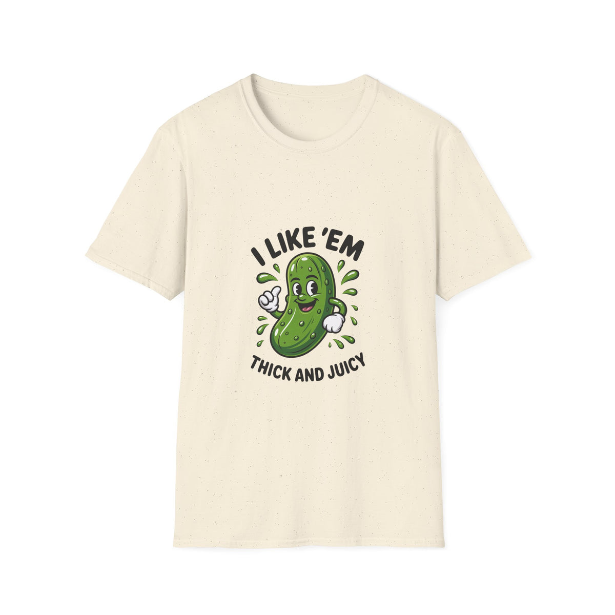 I Like 'Em Pickle T-Shirt — Cute Cartoon Pickle Graphic Tee