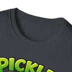 Adult Unisex Pickle Time T-Shirt — Cute Cartoon Pickle Jar Tee
