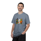 Halloween Trio T-Shirt — Cute Witch, Ghost & Pumpkin Costume Tee