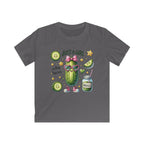 Kids Tee — "Just a Girl Who Loves Pickles" Cute Cactus Pickle Graphic