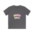 Kids Tee — 'Beach Vibes' Pastel Graphic Summer T‑Shirt for Girls & Boys