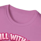 T-Shirt — Cute Kawaii Pickle Jar Design "Dill With It! Pickle Time!" | Funny Foodie Tee