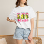 Dill With It T-Shirt — Cute Pickle Graphic Tee for Foodie & Mom Gifts