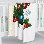Cute Christmas Pickle Sherpa Blanket — Festive Holiday Cozy Throw