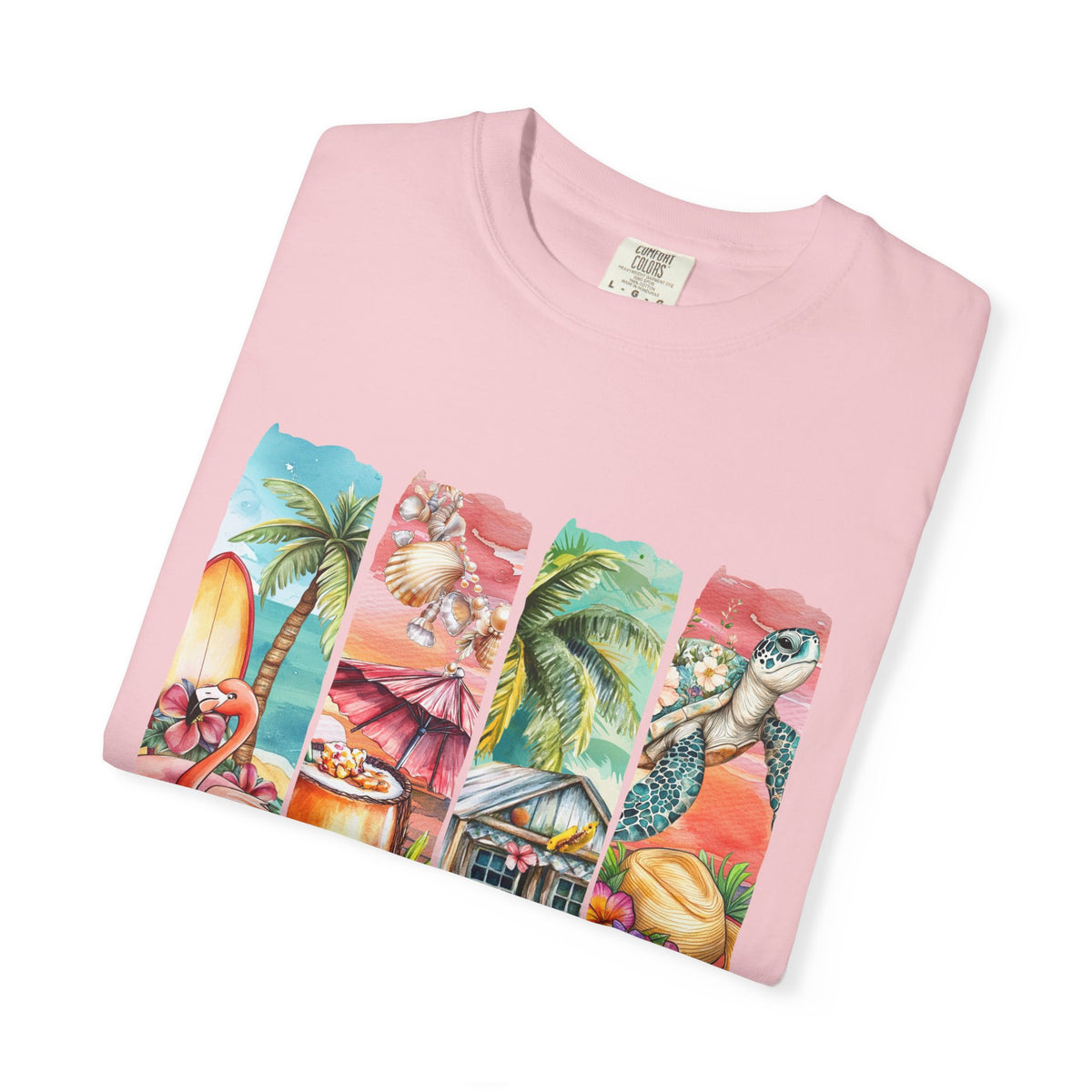 Summer Vibes T-Shirt — Tropical Beach Graphic Tee