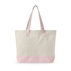 Canvas Tote Bag — "Take Me Where Summer Never Ends" Colorful Beach Tote