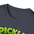Adult Unisex Pickle Time T-Shirt — Cute Cartoon Pickle Jar Tee