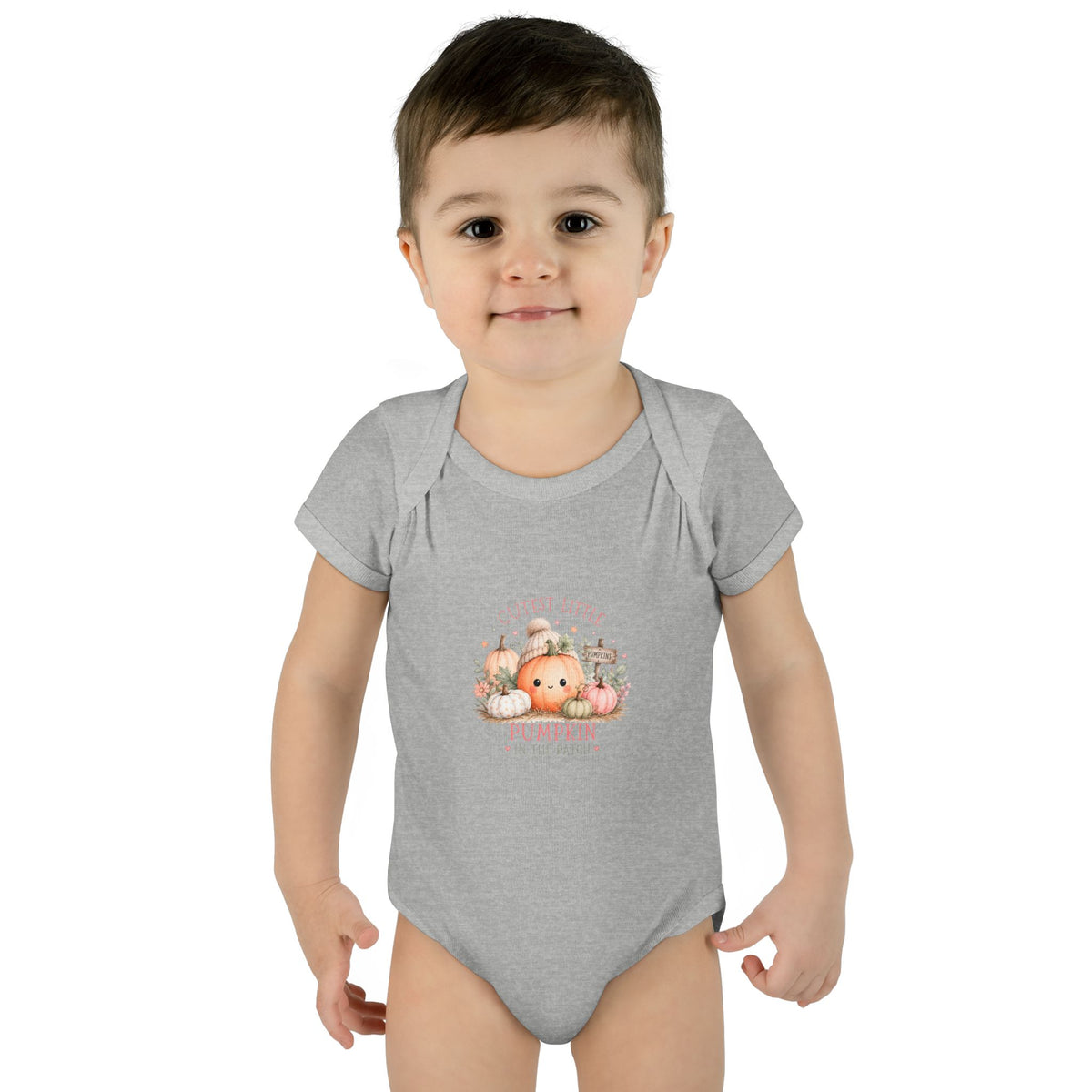 Cute Pumpkin Baby Bodysuit - 'Little Pumpkin' Fall Infant Onesie