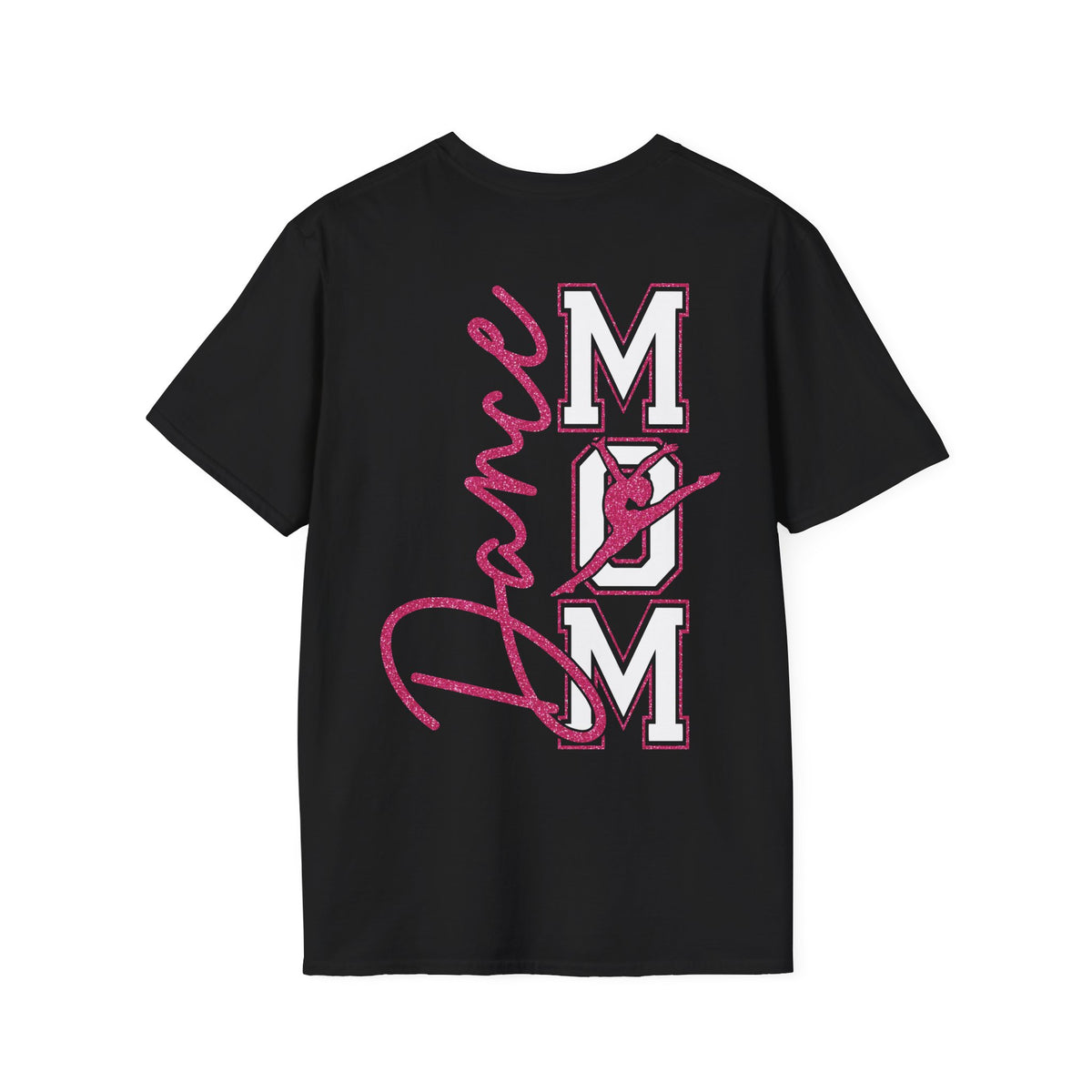 Dance Mom T-Shirt — Pink Script Dance MOM Tee