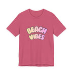 Beach Vibes T-Shirt — Pastel Retro Graphic Tee