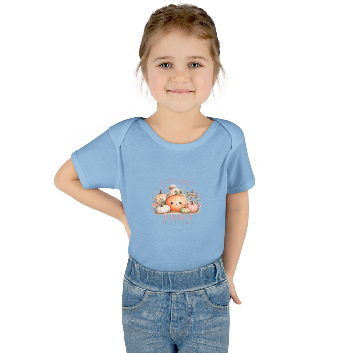 Cute Pumpkin Baby Bodysuit - 'Little Pumpkin' Fall Infant Onesie